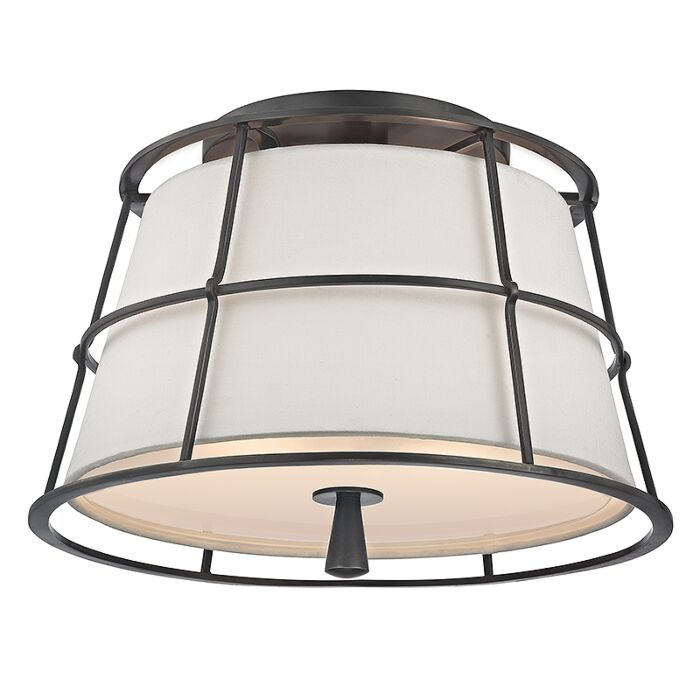 Hudson Valley Savona 2 Light Ceiling Light in Old Bronze