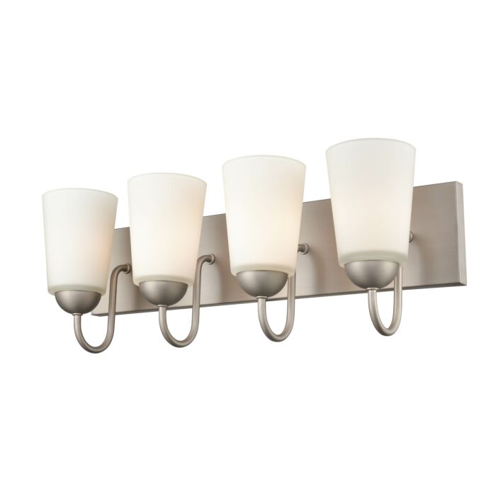 Millennium 4 Light Bathroom Vanity Light in Satin Nickel