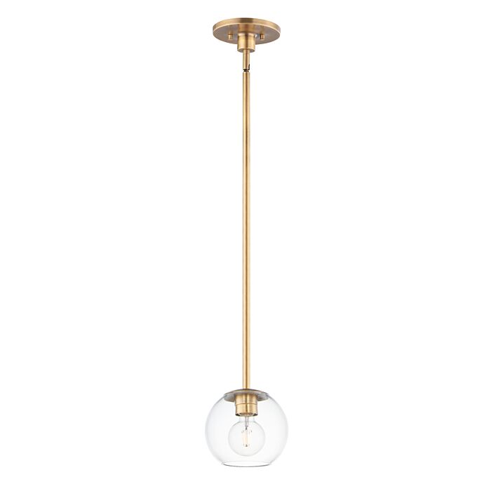 Maxim Branch Pendant Light in Natural Aged Brass