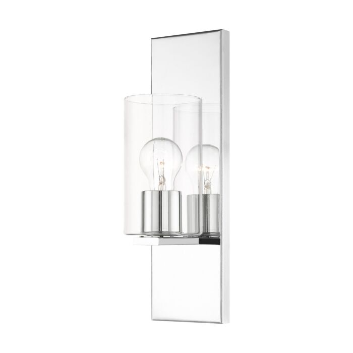 Zurich 1-Light Wall Sconce in Polished Chrome