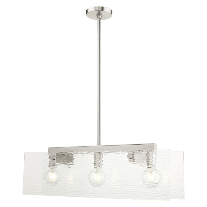 Ashcroft 3-Light Chandelier in Brushed Nickel