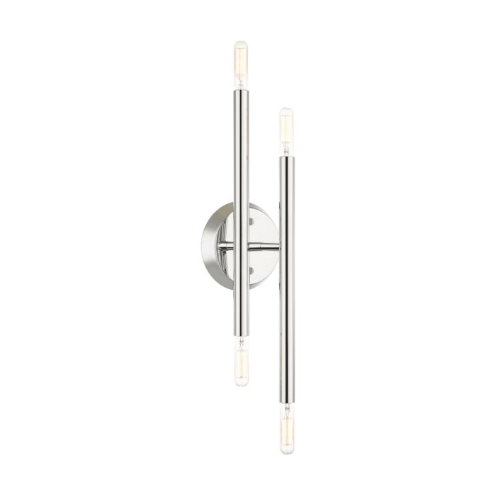 Soho 4-Light Wall Sconce in Polished Chrome