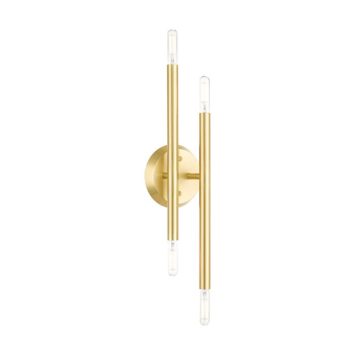 Soho 4-Light Wall Sconce in Satin Brass