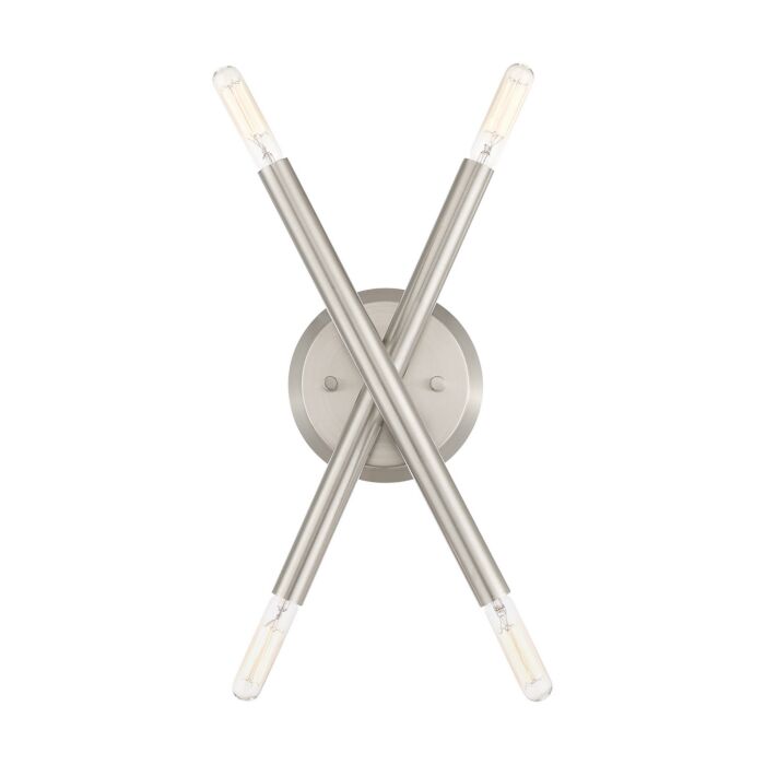 Soho 4-Light Wall Sconce in Brushed Nickel