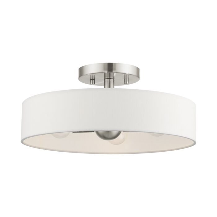 Venlo 4-Light Semi-Flush Mount in Brushed Nickel