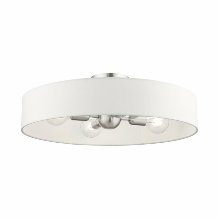 Venlo 4-Light Semi-Flush Mount in Brushed Nickel