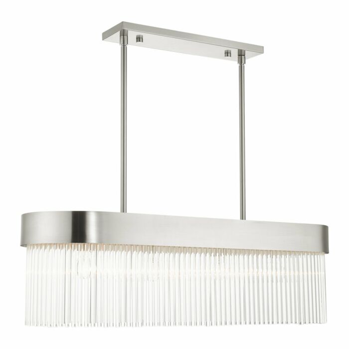 Norwich 4-Light Chandelier in Brushed Nickel