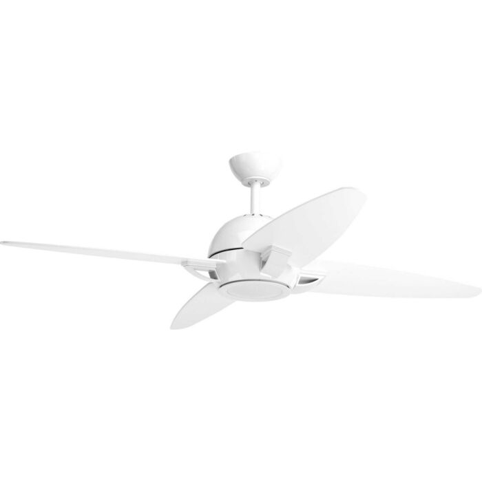 Soar 54" 1-Light 54"Hanging Ceiling Fan in White