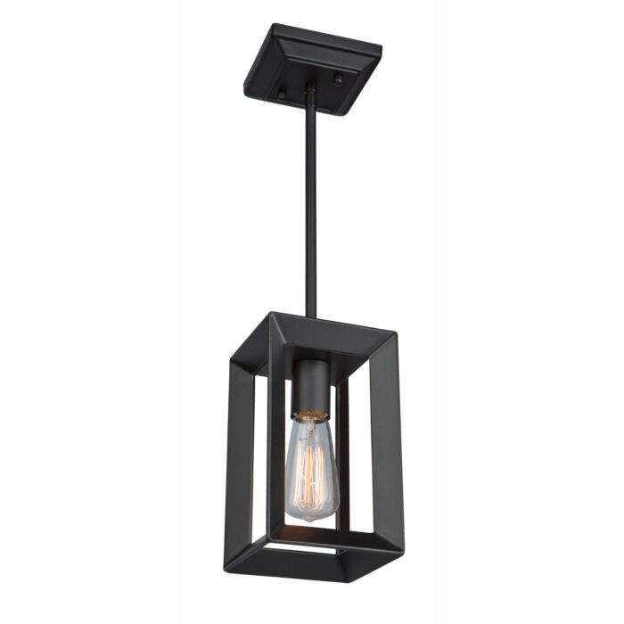 Artcraft Vineyard Pendant Light in Matte Black