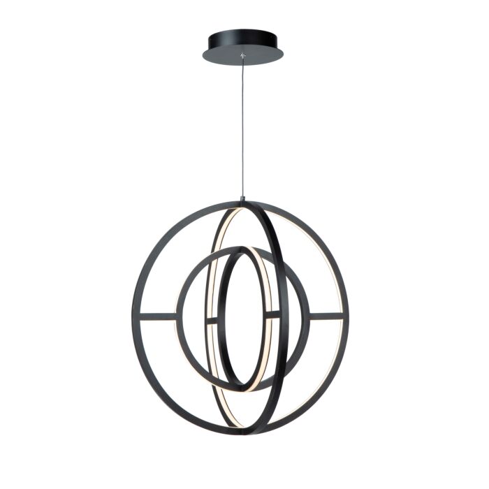 Artcraft Celestial LED Chandelier in Matte Black