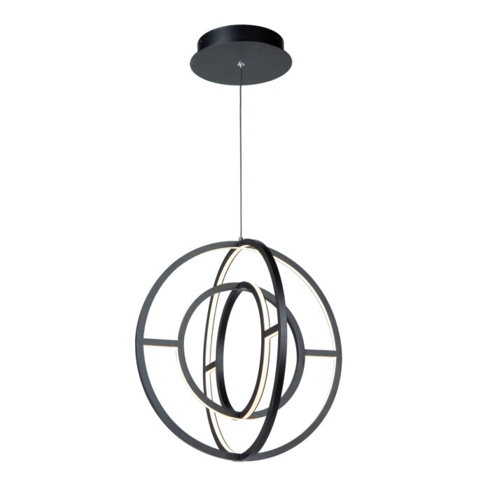 Artcraft Celestial LED Chandelier in Matte Black