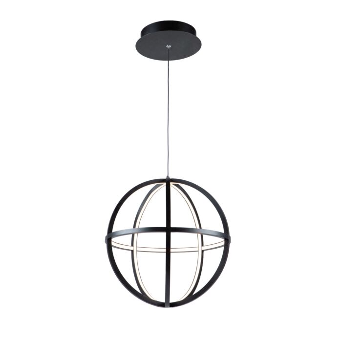 Artcraft Celestial LED Chandelier in Matte Black