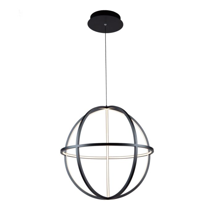 Artcraft Celestial LED Chandelier in Matte Black