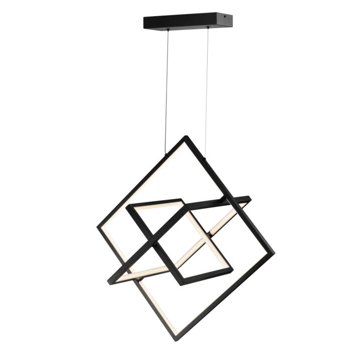 Artcraft Graymar LED Pendant Light in Black