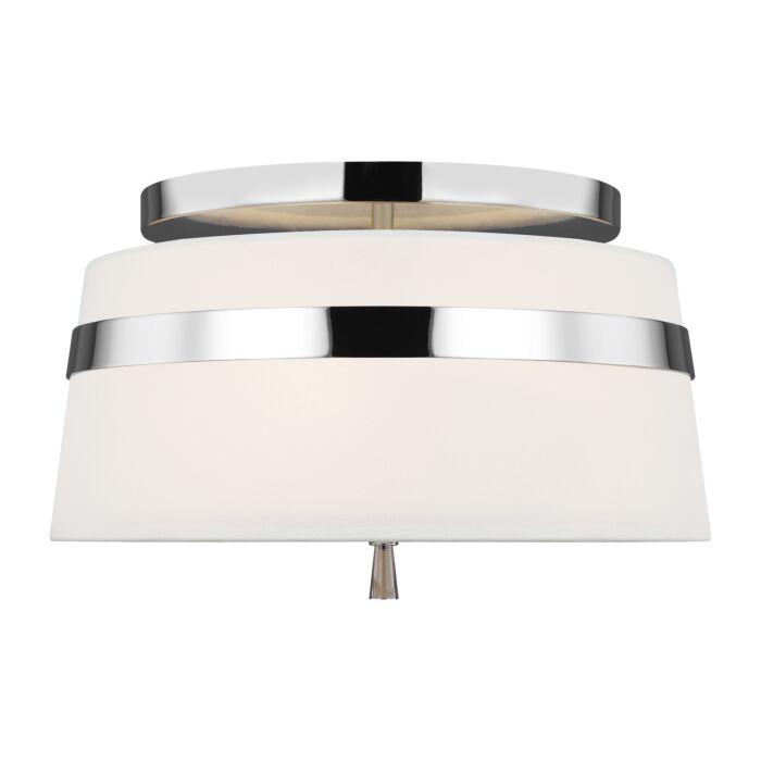 Cordtlandt 3 Light Ceiling Light in Polished Nickel by Alexa Hampton