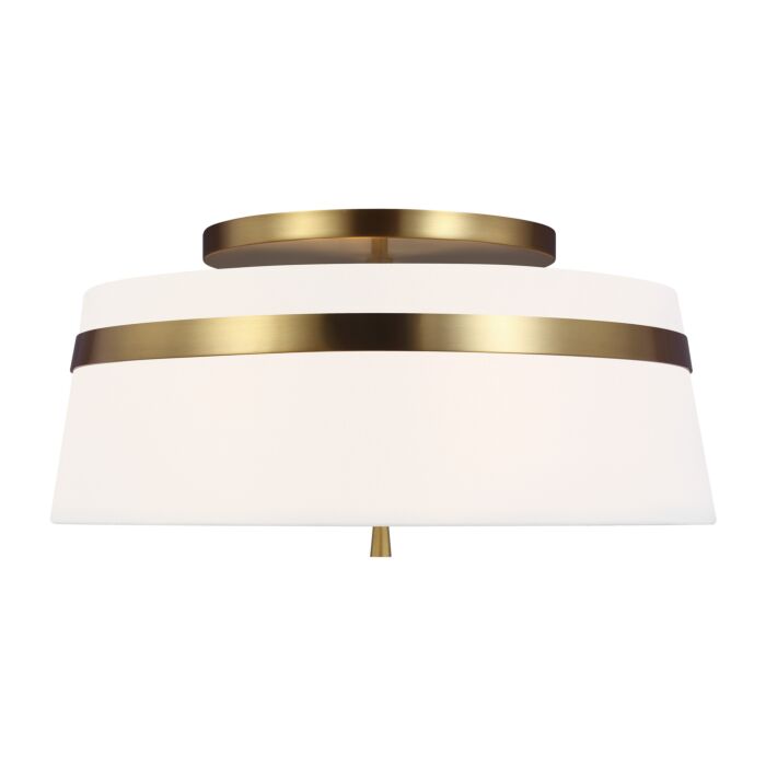 Cordtlandt 3 Light Ceiling Light in Burnished Brass by Alexa Hampton