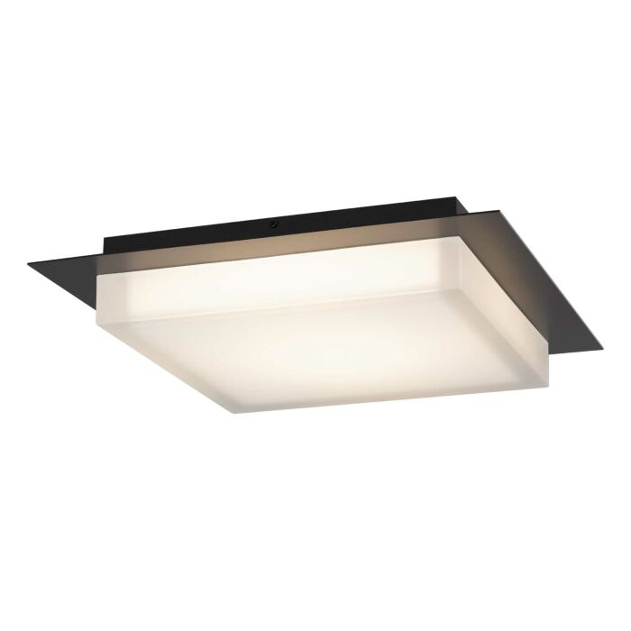 Alteck Foursquare Flush Mount in Sand Black