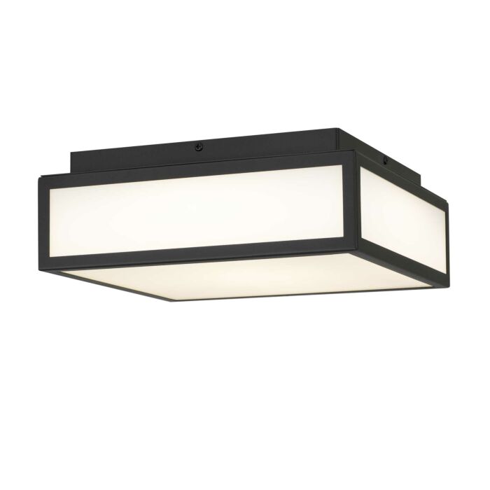 Alteck Panel Square Flush Mount in Sand Black