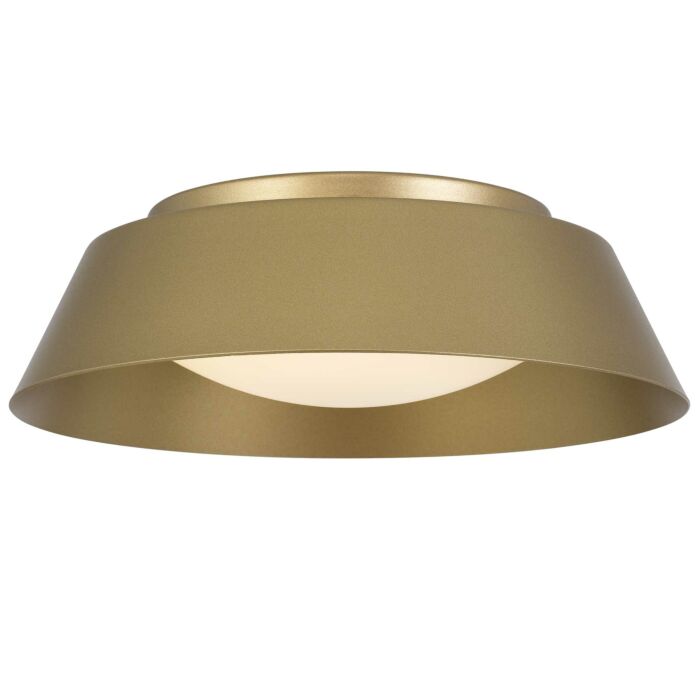 Alteck Pez Flush Mount in Painted Brass