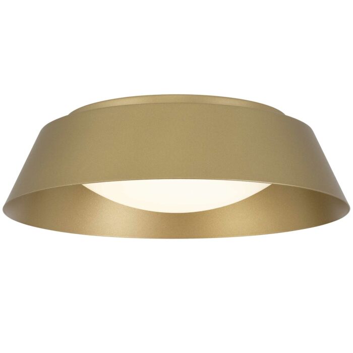 Alteck Pez Flush Mount in Painted Brass