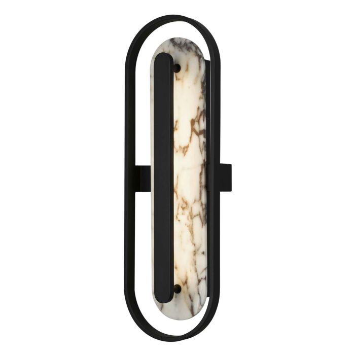 Alteck Roundabout Wall Sconce in Sand Black