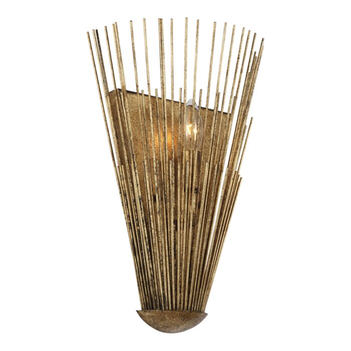 Helios Bathroom Vanity Light in Antique Gild by Alexa Hampton