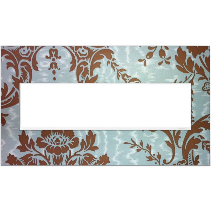 LeGrand adorne Custom Wall Plate 4 Opening White Trim