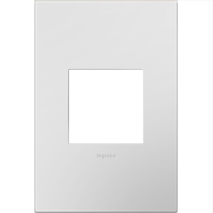 LeGrand adorne Powder White 1 Opening Wall Plate