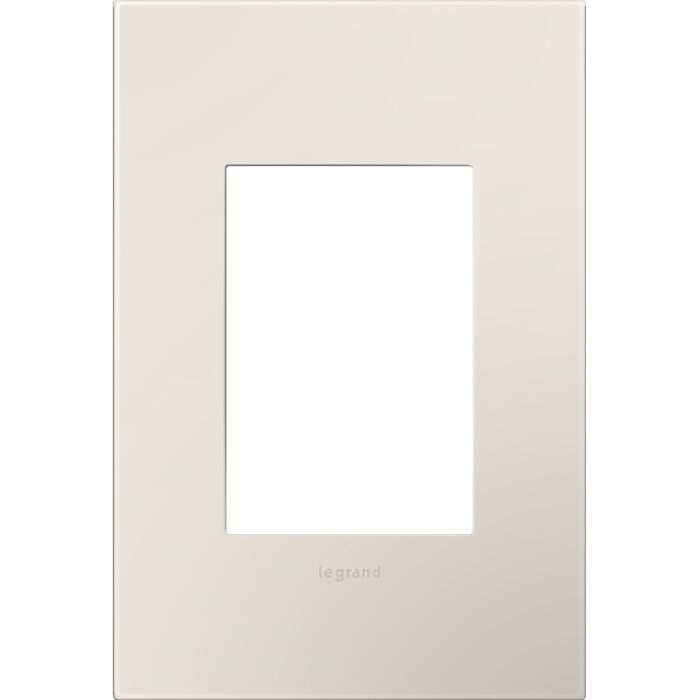 LeGrand adorne Satin Light Almond 1 Opening + Wall Plate