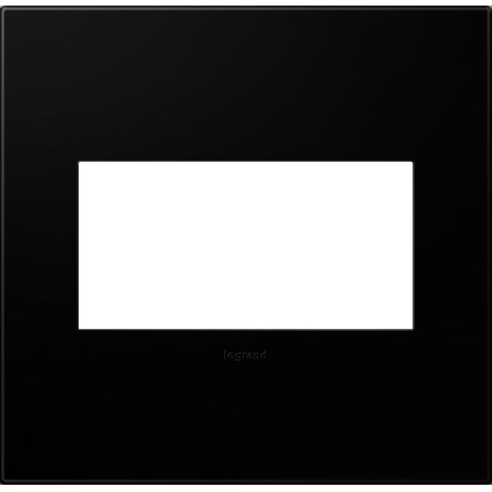 LeGrand adorne Black Ink 2 Opening Wall Plate