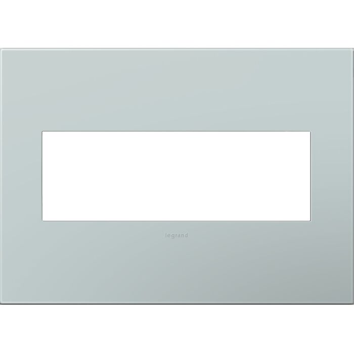 LeGrand adorne Pale Blue 3 Opening Wall Plate
