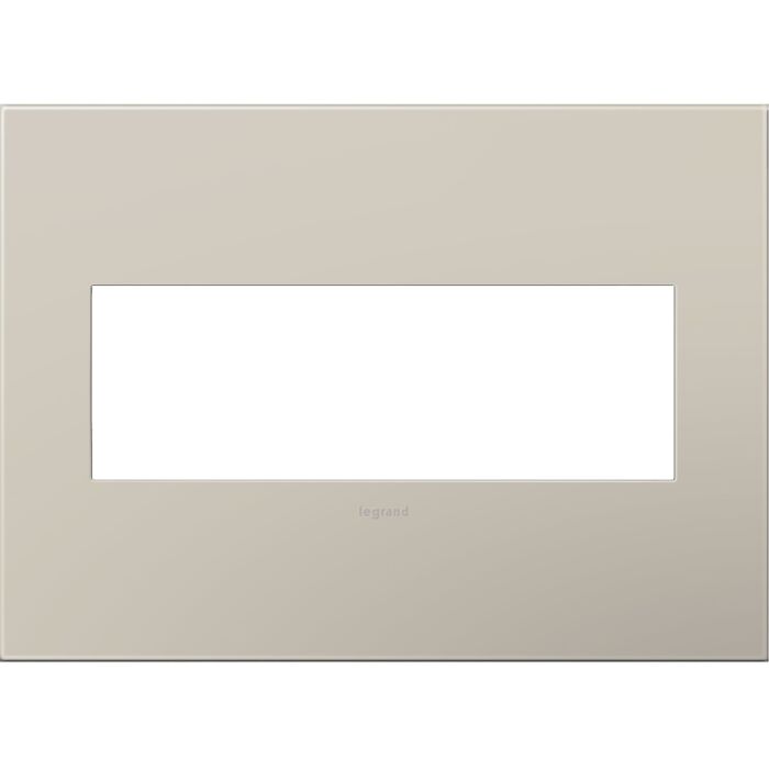 LeGrand adorne Greige 3 Opening Wall Plate