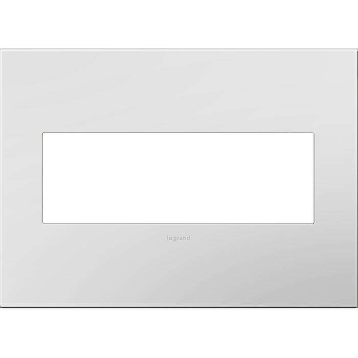 LeGrand adorne Powder White 3 Opening Wall Plate