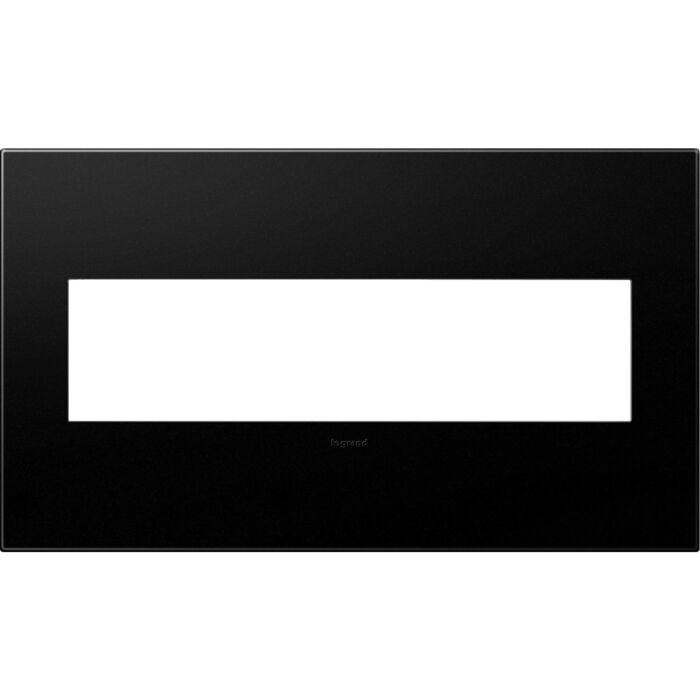 LeGrand adorne Graphite 4 Opening Wall Plate