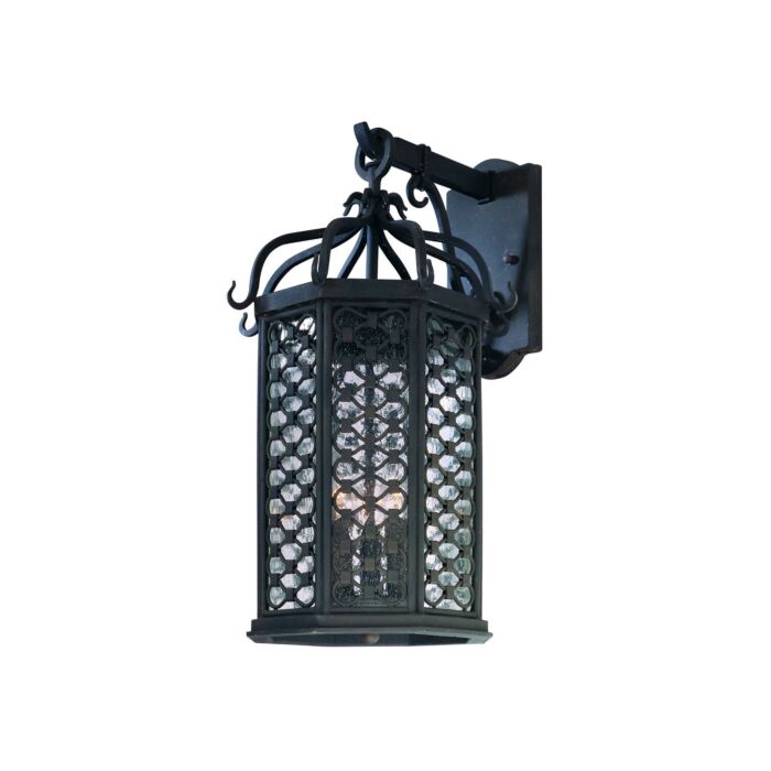 Troy Los Olivos 3 Light 21 Inch Outdoor Wall Light in Old Iron