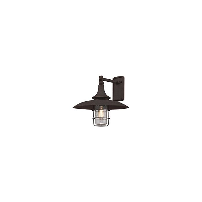 Troy Allegheny 16 Inch Outdoor Wall Light in Centennial Rust