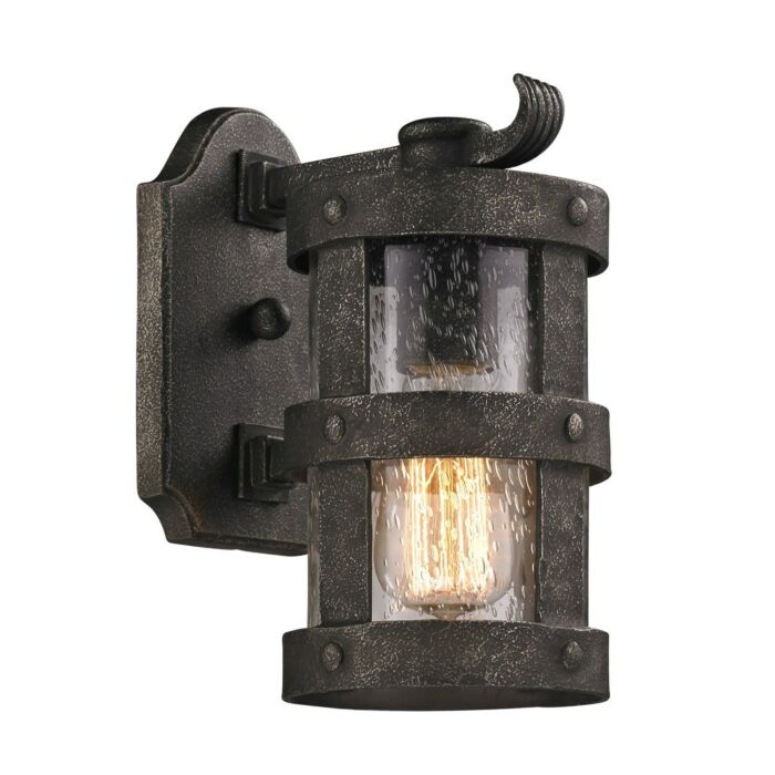 Troy Barbosa 10 Inch Outdoor Wall Light in Barbosa Bronze