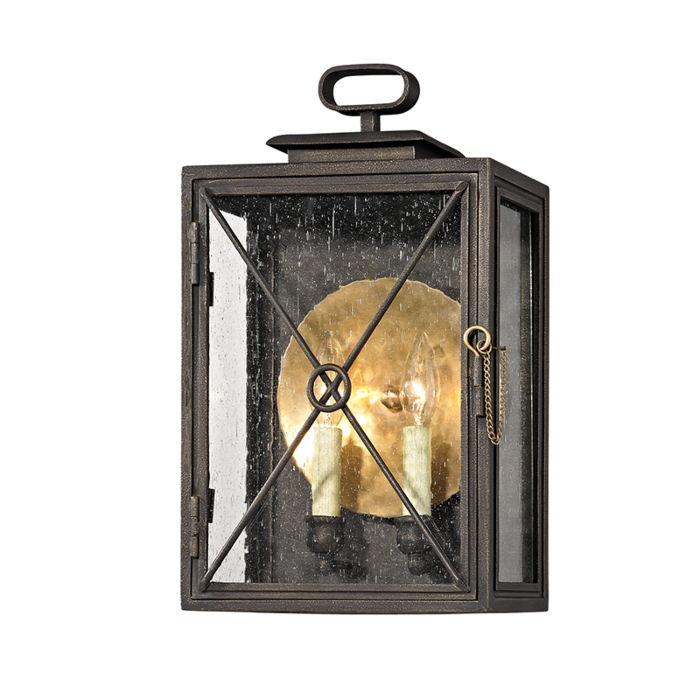 Troy Randolph 2 Light 17 Inch Outdoor Wall Light in Vintage Bronze