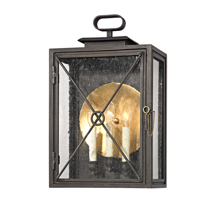 Troy Randolph 3 Light 20 Inch Outdoor Wall Light in Vintage Bronze