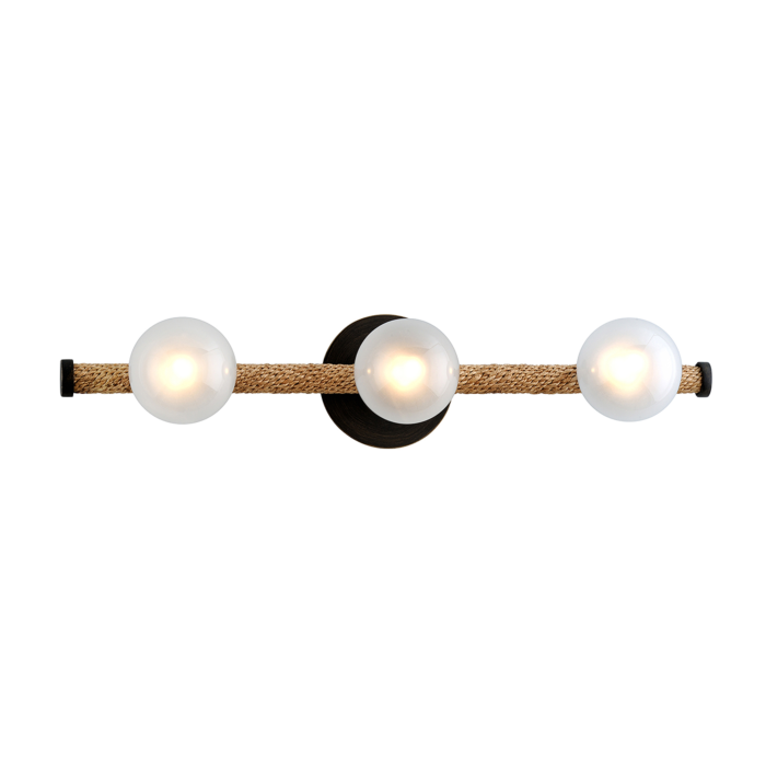 Troy Nomad 3 Light Bathroom Vanity Light in Classic Bronze