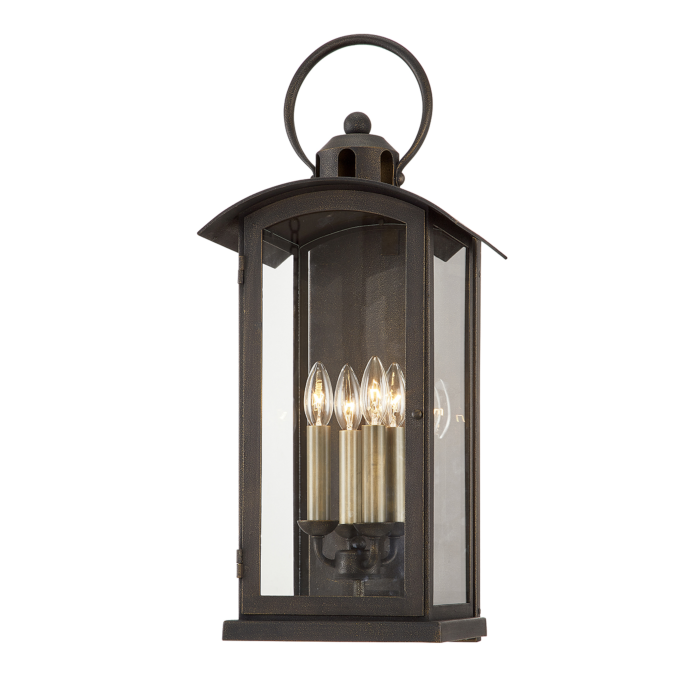 Troy Chaplin 4 Light Wall Sconce in Vintage Bronze