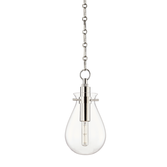 Hudson Valley Ivy by Becki Owens 14.75 Inch Pendant in Polished Nickel
