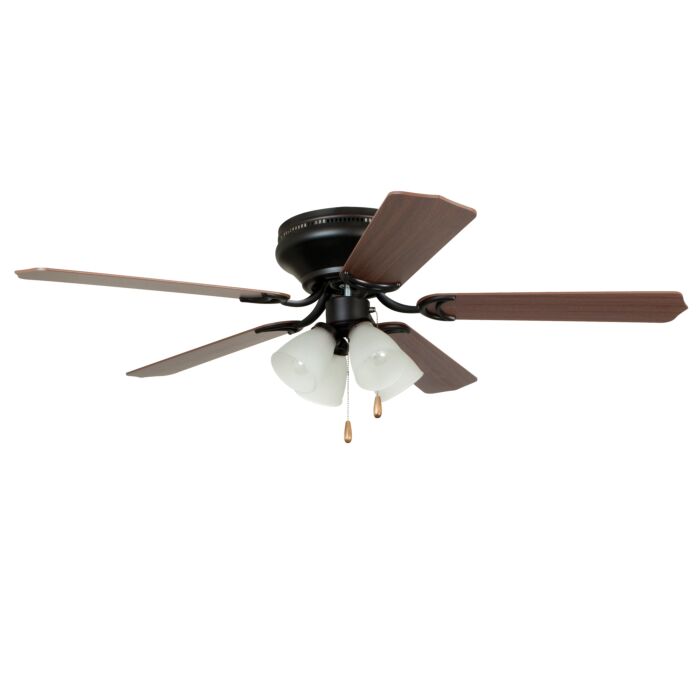 Craftmade 52 Inch Brilliante Flush Mount Ceiling Fan in Oil Rubbed Bronze