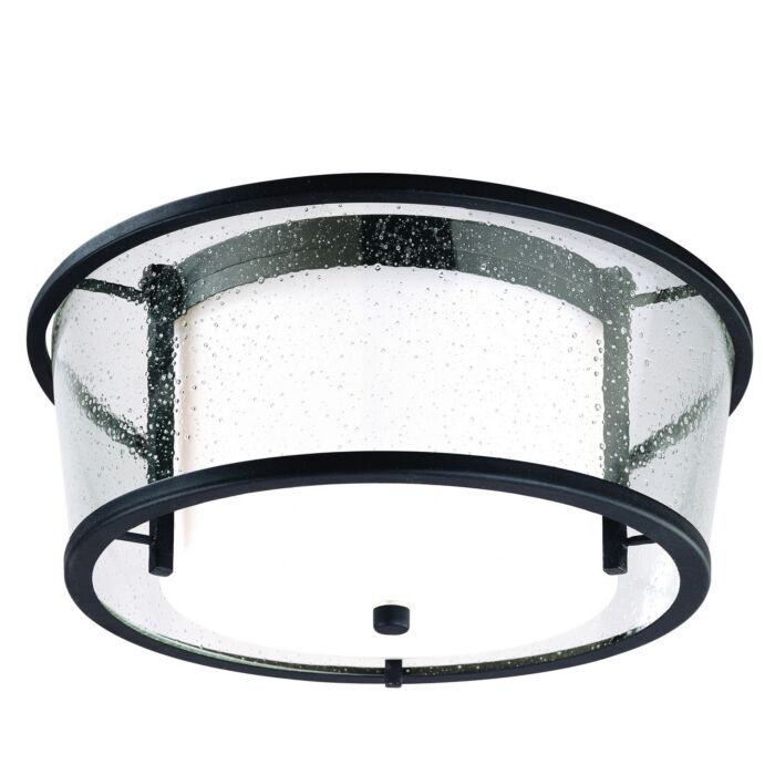 Troy Bennington 2 Light Ceiling Light in Forged Bronze