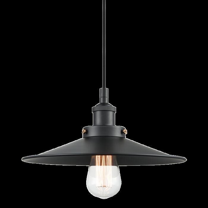 Matteo Bulstrode'S Workshop 1 Light Pendant Light In Black