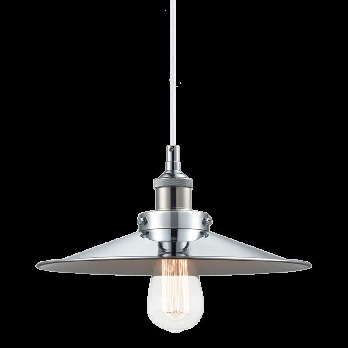 Matteo Bulstrode'S Workshop 1 Light Pendant Light In Chrome