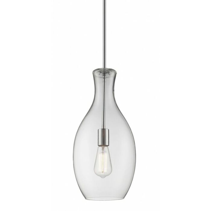 Matteo Lagynos Collection 1 Light Pendant Light In Chrome