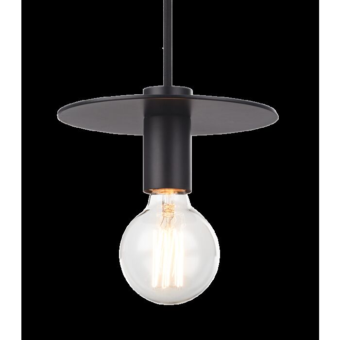 Matteo Kasa 1 Light Pendant Light In Black