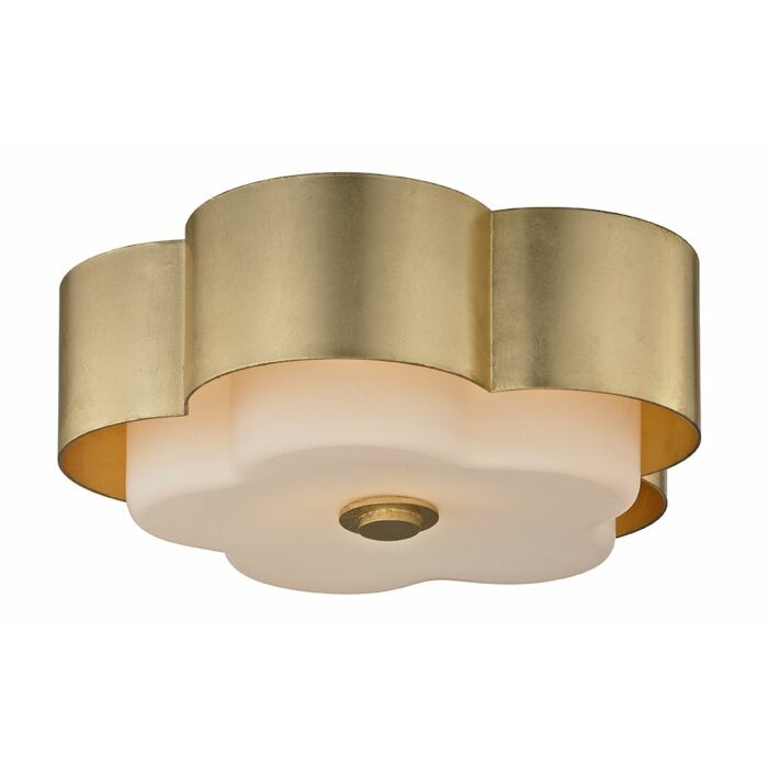 Troy Allure 2 Light Ceiling Light in Gold Leaf