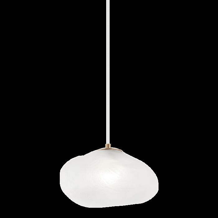 Matteo Melo 1 Light Pendant Light In Aged Gold Brass
